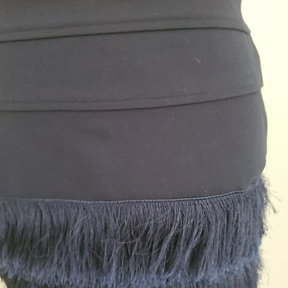 Navy Eva Franco skirt for anthropology, size 8